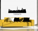 City of Canada Vinyl Decals Silhouette Modern Wall Art Sticker